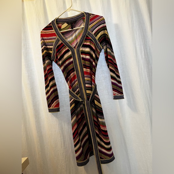 BCBG MaxAzaria, brightly colored, printed dress - Picture 8 of 10